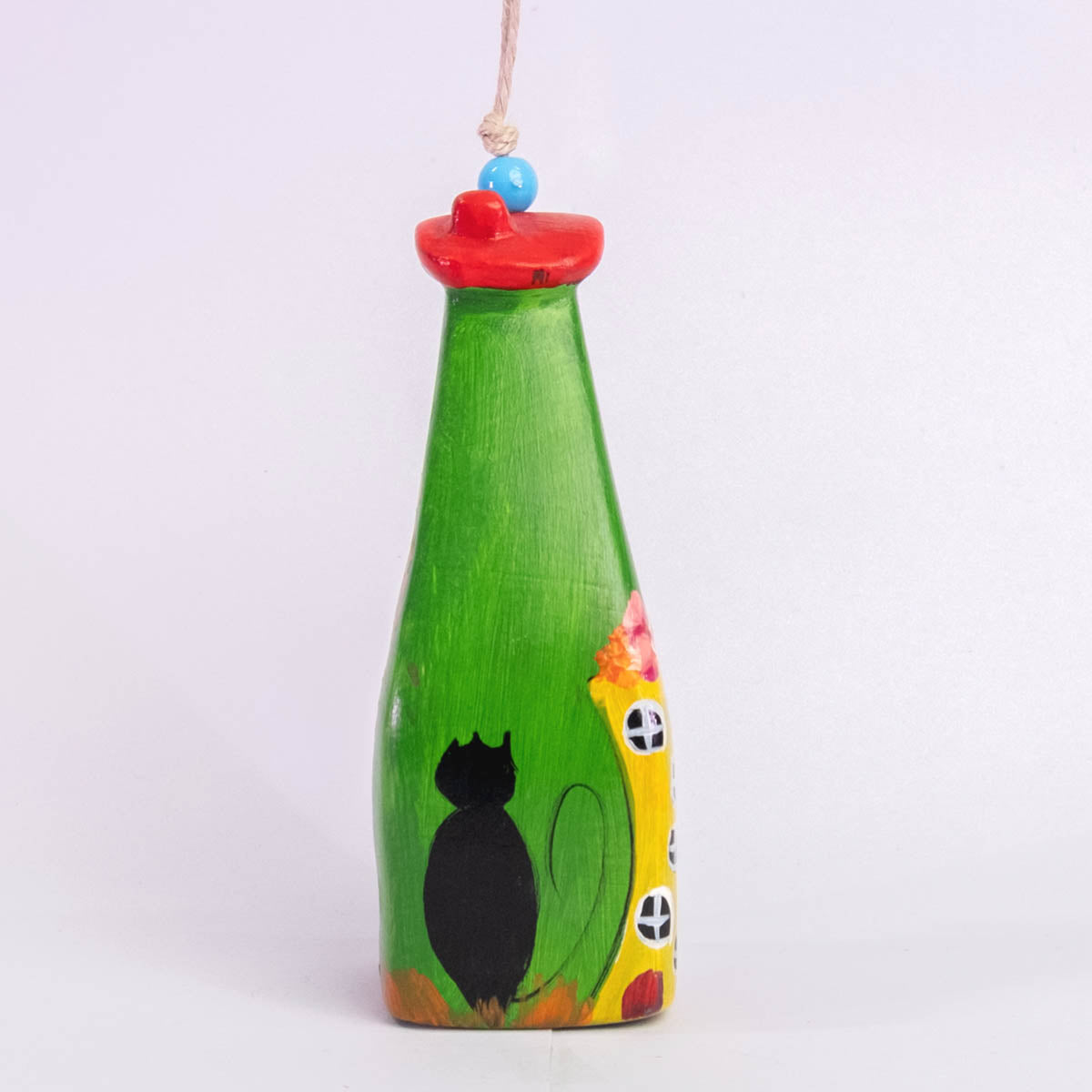 Wall-hanging Ceramic Fairy House / Home Decoration / Handmade / Handicraft / Hand-painted Wall-hanging Ceramic Fairy House