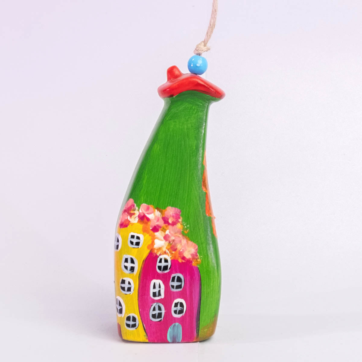 Wall-hanging Ceramic Fairy House / Home Decoration / Handmade / Handicraft / Hand-painted Wall-hanging Ceramic Fairy House