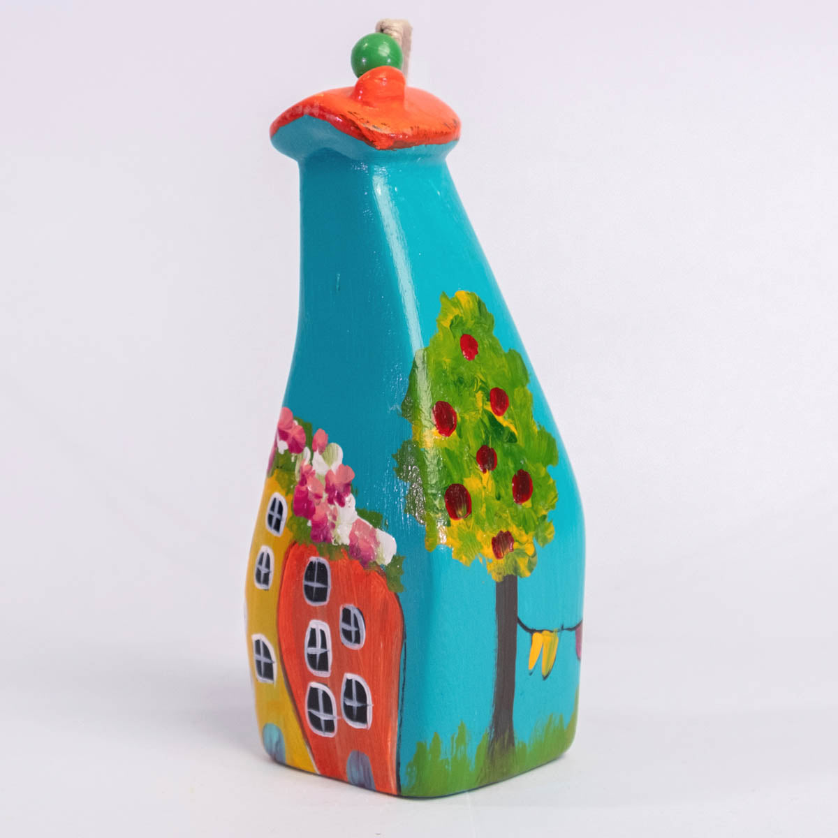 Wall-hanging Ceramic Fairy House / Home Decoration / Handmade / Handicraft / Hand-painted Wall-hanging Ceramic Fairy House