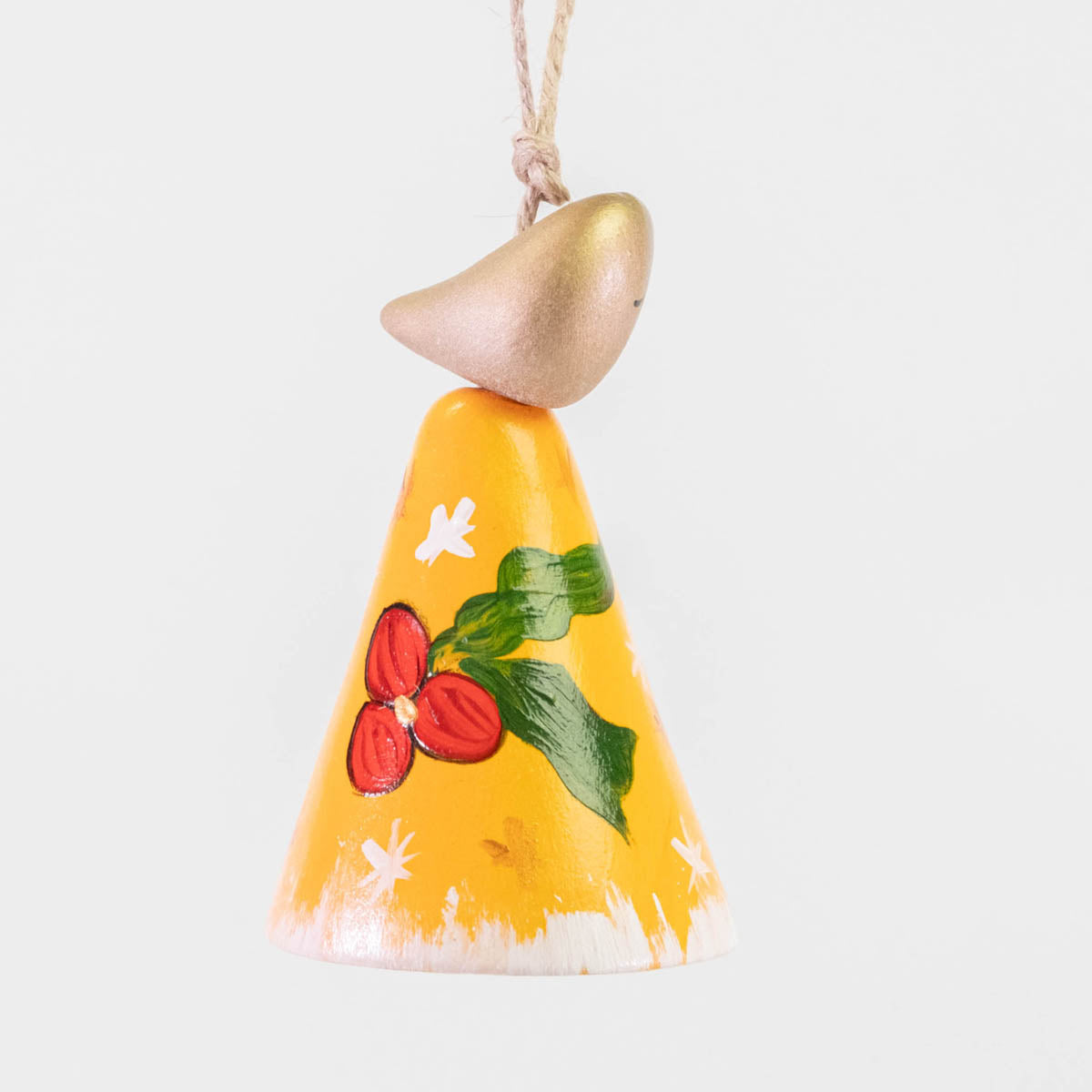 2" Dia. Ceramic Christmas Bell Ornaments / Home Decoration / Handmade / Handicraft / Hand-painted Christmas Ornaments