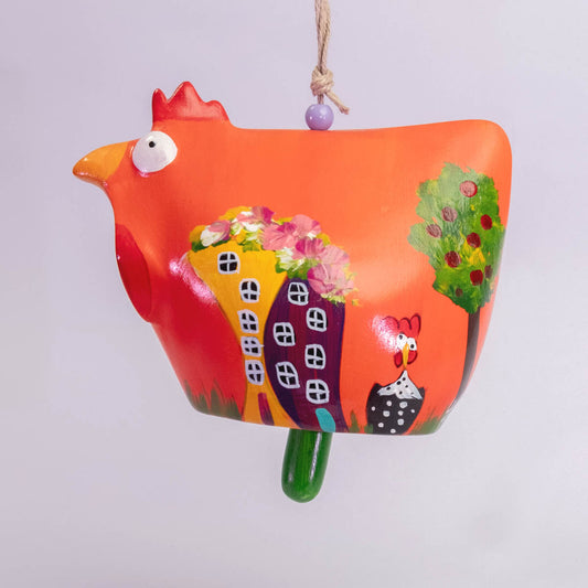 Wall-hanging Ceramic Rooster/ Home Decoration / Handmade / Handicraft / Hand-painted Ceramic Rooster