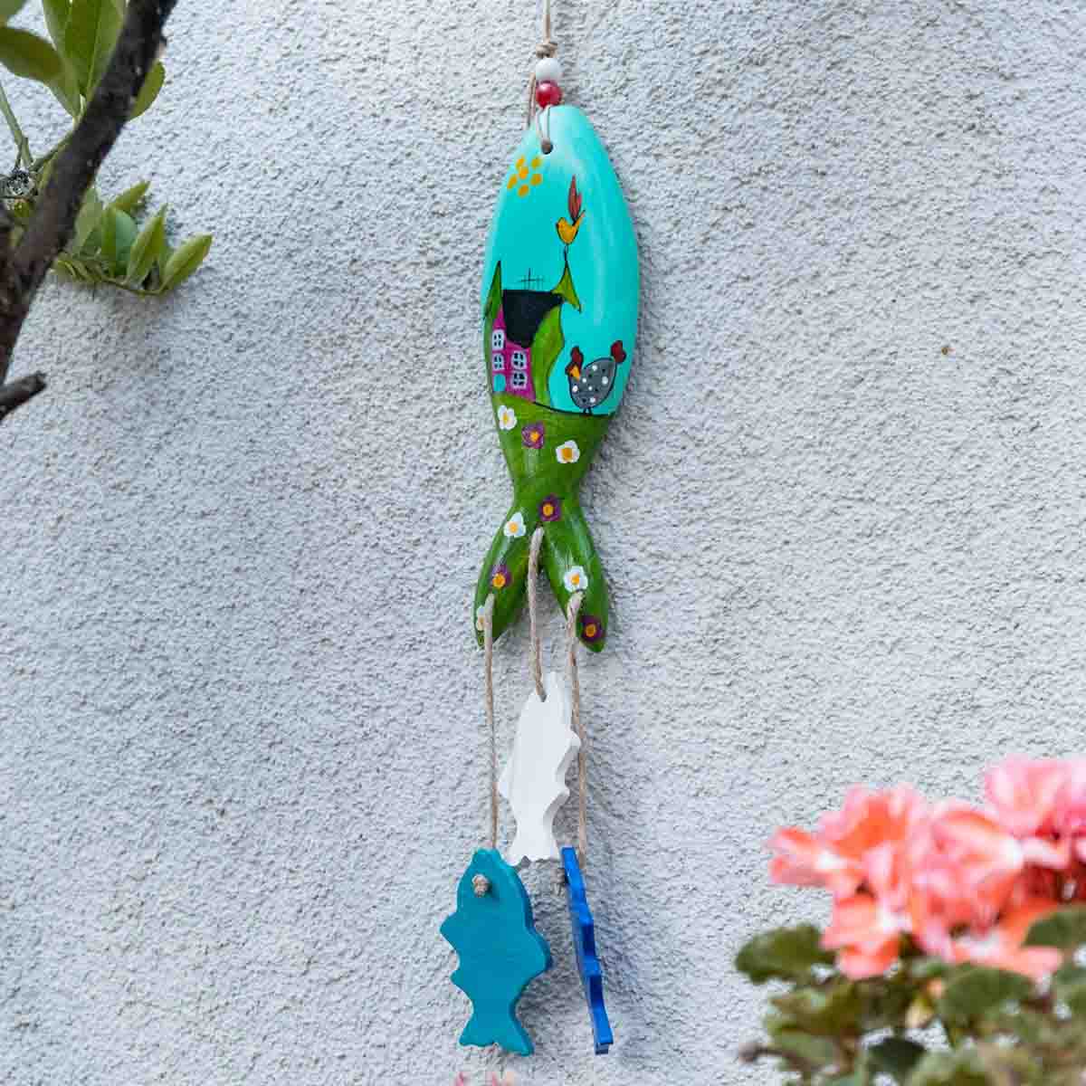 Wall-hanging Ceramic Fish / Home Decoration / Handmade / Handicraft / Hand-painted Wall-hanging Ceramic Fish